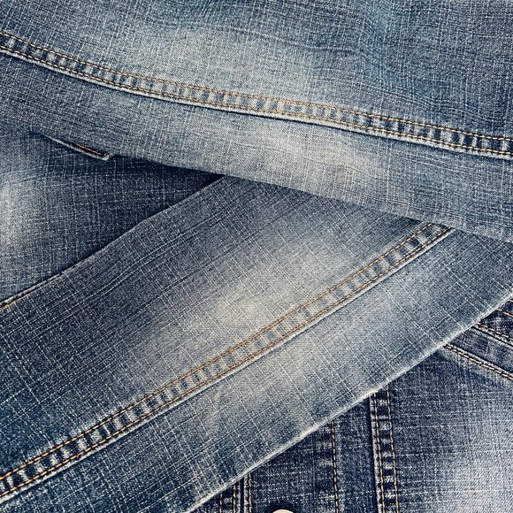 🌿 Levi’s Denim Tapered Jacket Jr XS 🌿 - Picture 7 of 7